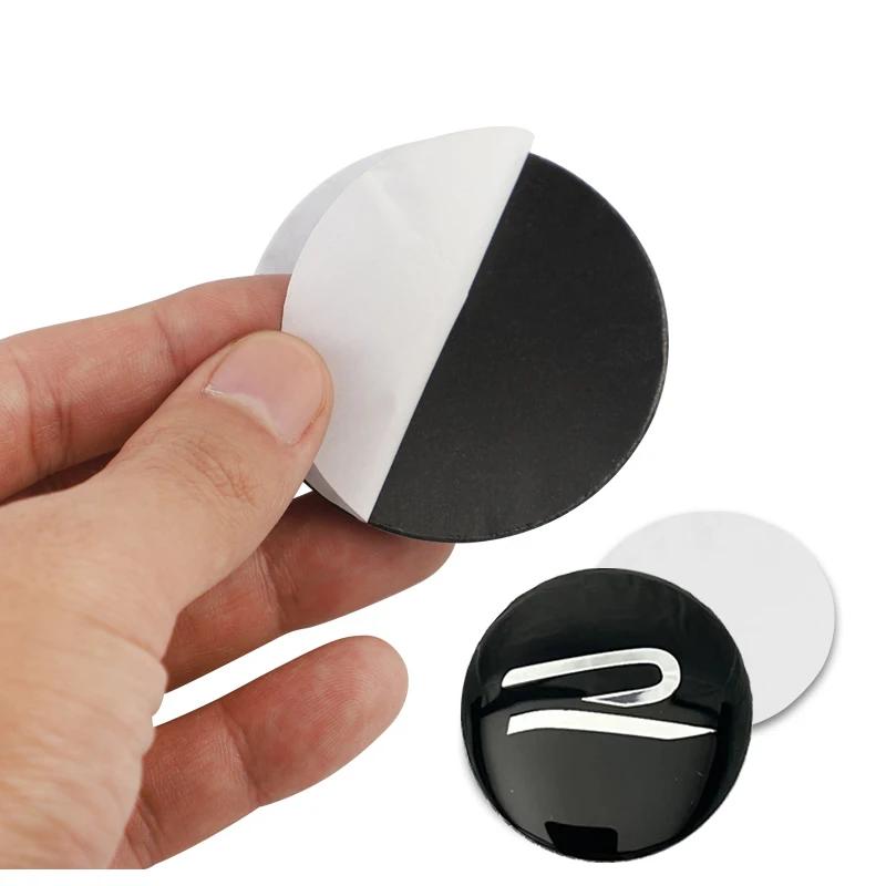 2026 Heiß Für VOLKSWAGEN VW Auto R Emblem Radnabendeckel Aufkleber Zubehör Für Volkswagen VW R-line GTI Polo Golf Touareg