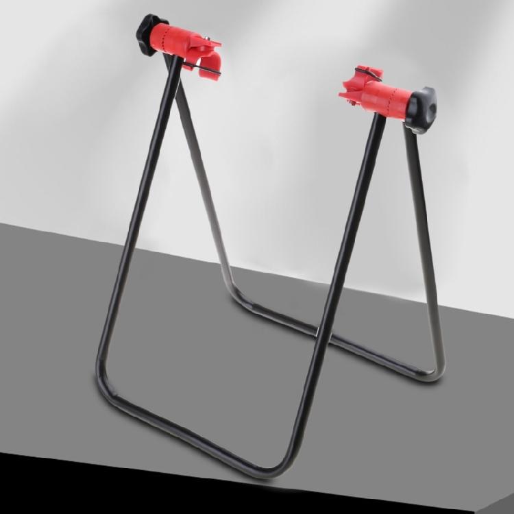 Road Bike Triangle Stand Foldable Floor Stand Bike Display Wheel Hub Bracket