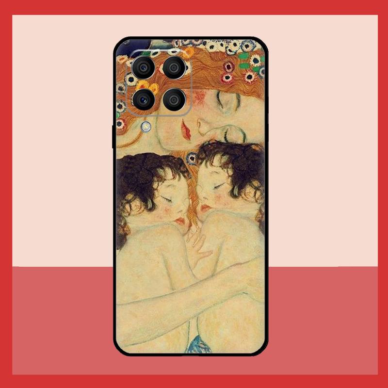 Kiss by Gustav Klimt Case For Samsung Galaxy M31 M21 M13 M33 M53 M15 M35 M55 M16 M36 M56 M12 M32 M52 M14 M34 M54