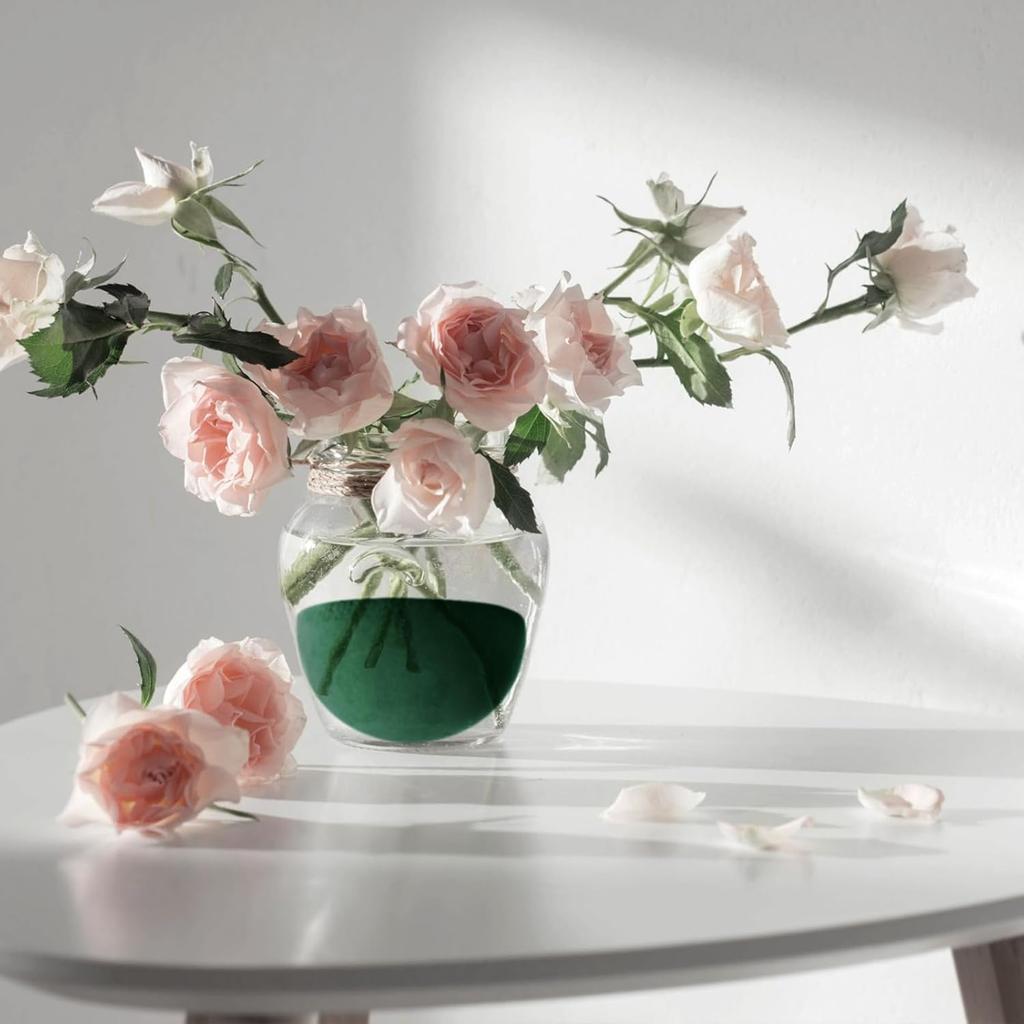 Green Floral Foam Ball Cuttable Fresh & Artificial Flower Foam Block DIY Arrangement Wedding Decoration Dry Wet Absorbent Bricks