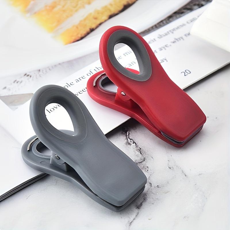 3/6/9PCS Chip Clips Bag Clips, Magnetic Bag Clip for Food Storage Heavy Duty, Plastic Food Clip for Chips,Snack, Kitchen, Refrigerator, Garden, Sewing