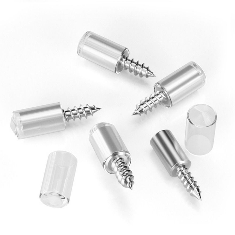 100Pcs Multifunction Laminate Support Screw Heavy Duty Self-Tapping Screws  Glass Partition