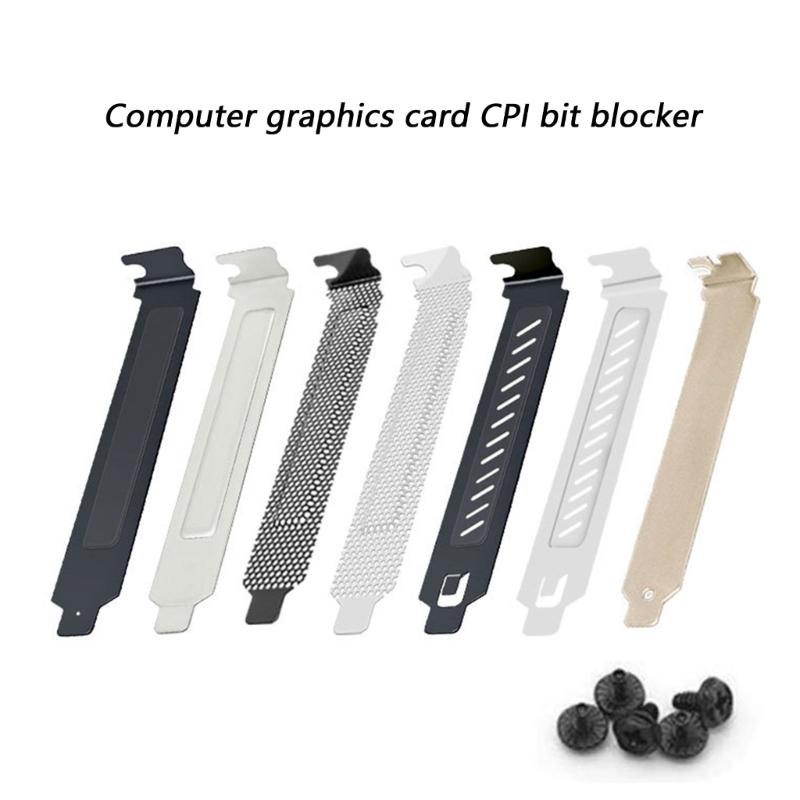 5 Stück 12 cm Metall-PCI-Steckplatzabdeckungen Staubschutzbleche für PC-Erweiterungssteckplätze Bieten lange Beständigkeit gegen Staub und Abnutzung