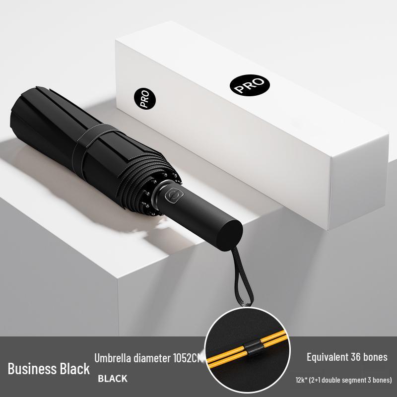 Large Automatic Folding Umbrella for Men & Women - Dual-Use Sun & Rain Protection with UV Sunshade