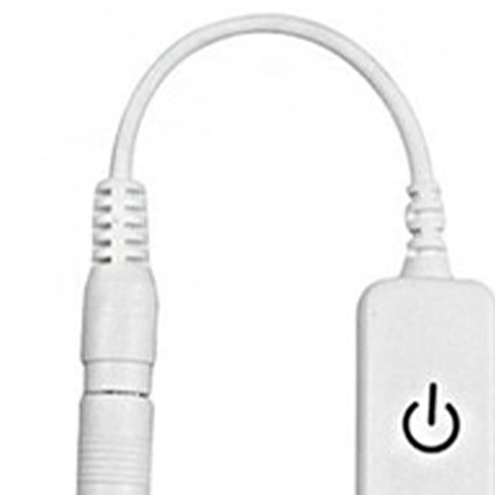 Compact Plastic Mini LED Dimmer 12‑24V 4A LED Strip Dimmer Brightness Controller Wall Lighting