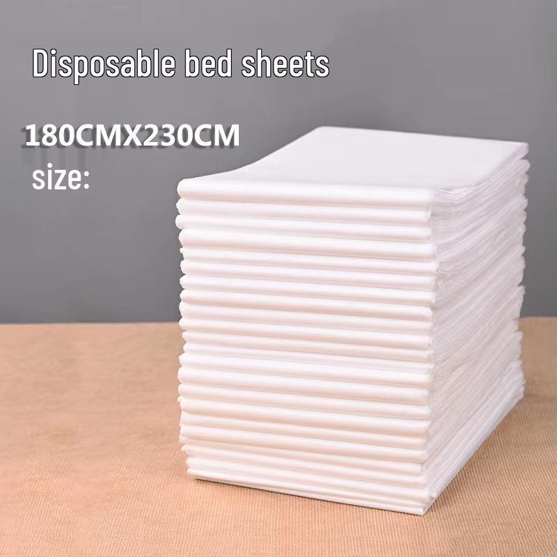 Four-Piece Printed Travel Disposable Bedding Set for Home or Hotel