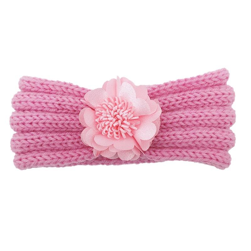 New Baby Hair Accessories Autumn and Winter Warm Headscarf Children's Knitted Headband Hand-woven