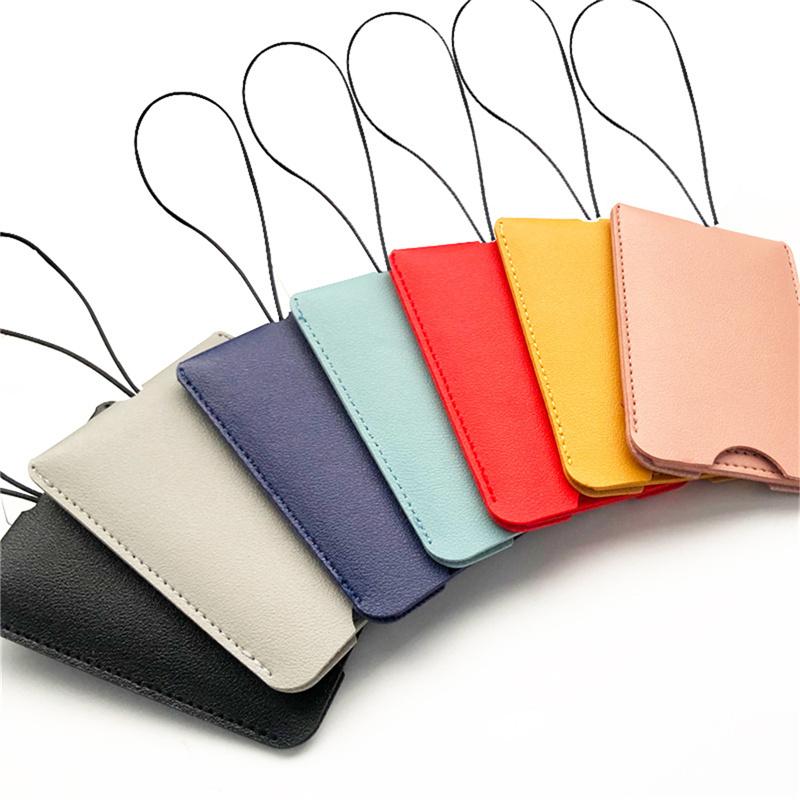 Portable Luggage Tag Travel Accessories Pu Leather Suitcase Identifier Name Address Tags