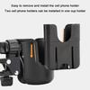 Universal Two-in-one Cup Holder Accessory for Strollers With A Phone Case for Baby Strollers Bike Golf Cart Bottle Holder