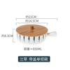 650ml Art Ceramic Dish Handle Round Soup Noodle Kitchen Dessert Tableware