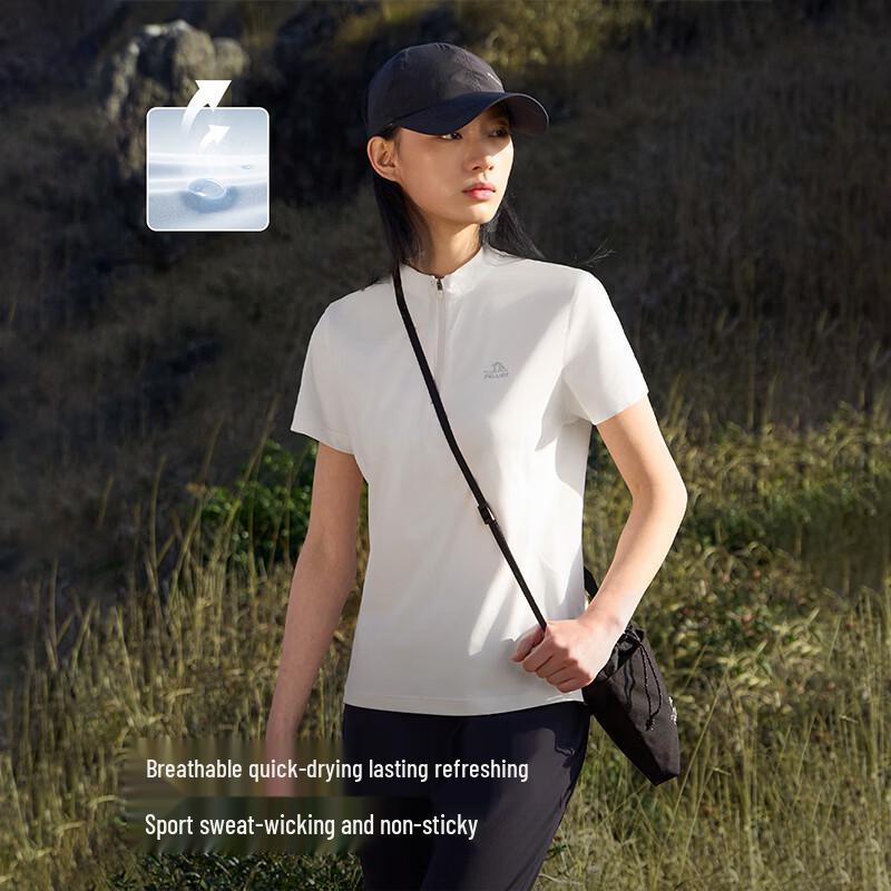 Pelliot Women's High-Elastic Hiking Short-Sleeve T-Shirt