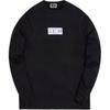 For Superwaxx Classic Logo Long-Sleeve Tee Black Unisex Tops KHM030058-001