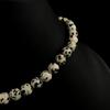 8mm Natural Dalmatian Jasper Gemstone Beads Jewelry Handmade Designer Necklace 17-20" For Birthday Gift 8BN-10