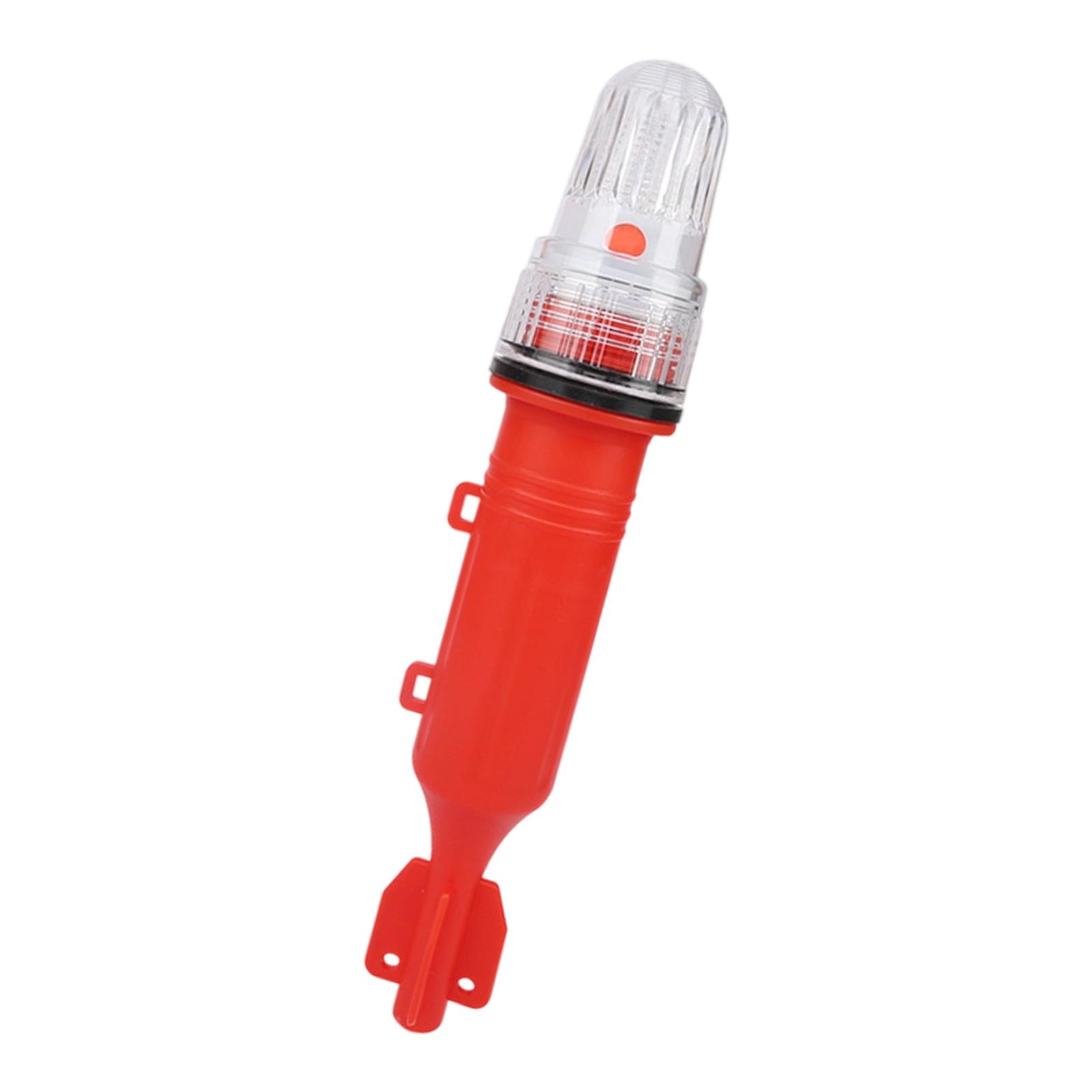 

Fishing Lamp Boats Flare Marine Emergency Signal Light Fishing Net Warning Light Yacht Positioning Flashing Light Device красный