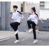 Unisex Autumn Academy Style Stand-up Collar Sportswear for Middle School