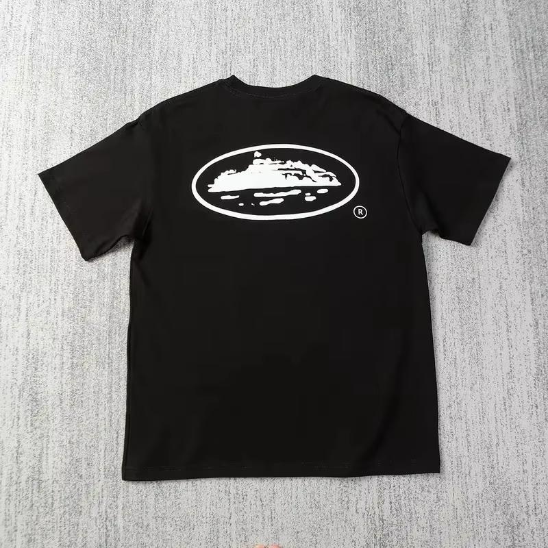 2026 Estate Nuova Piccola Barca Stampata T-shirt a Manica Corta Larga Girocollo Traspirante Mezza Manica Casual Moda Marca