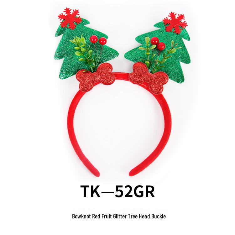 Christmas Antler Headband with Bells for Adults & Children – Festive Holiday Party Accessory