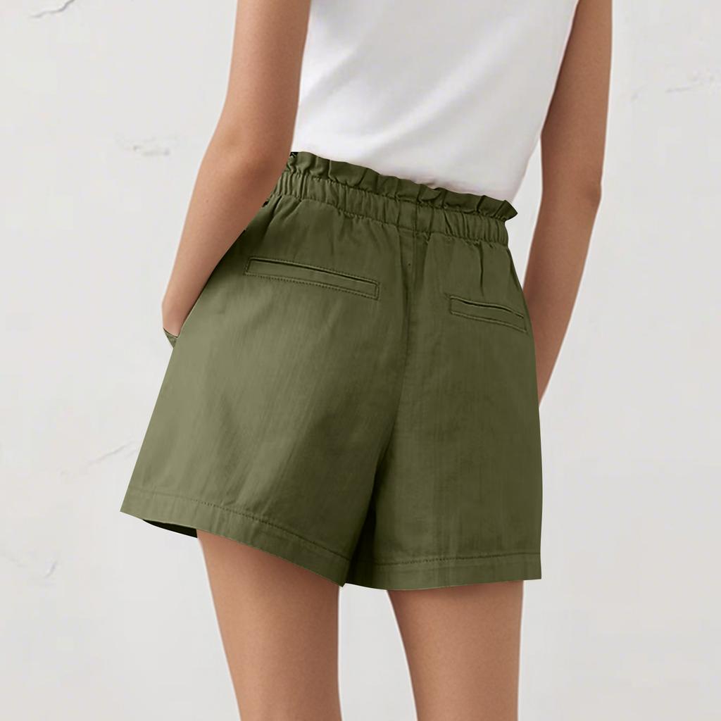 Damen-Shorts mit Taschen, Freizeit-Shorts
