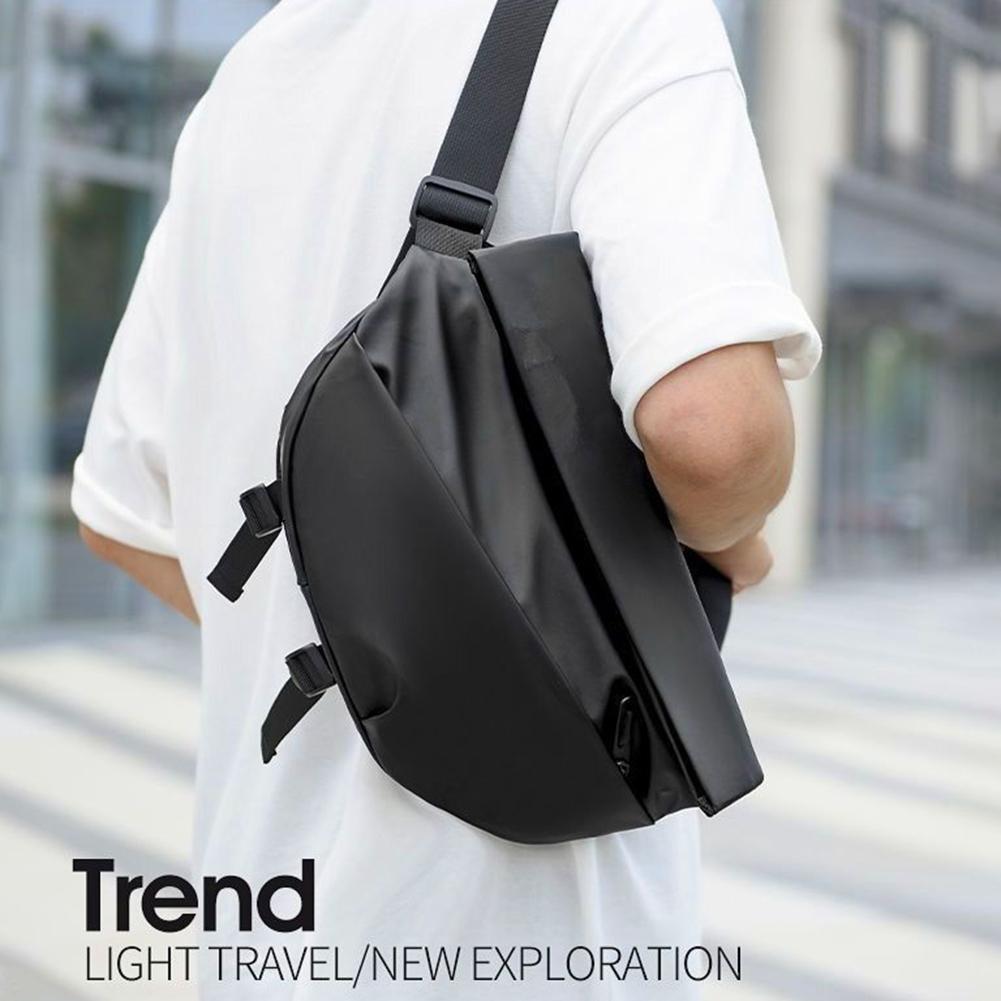 Crossbody Bags for Men Sling Bag Single Shoulder Backpack Multifunctional Chest Shoulder Bag For Outdoors Travel Hiking Work