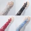 Long Banquet Gloves Pearl Evening Prom Decor New Bridal Gown Mittens  Party Dress