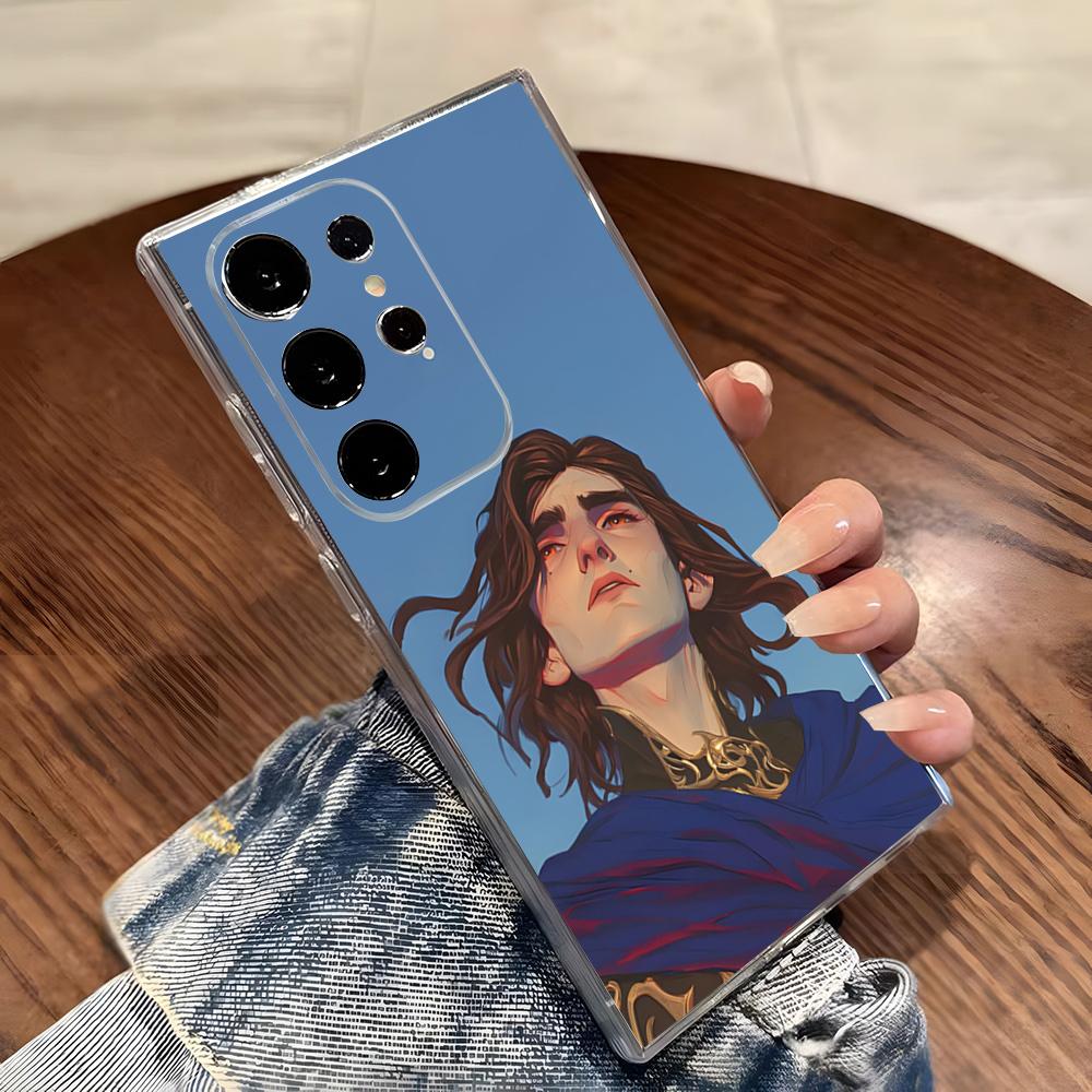 A-Arcane V-VictorS Phone Case For Samsung S26 S25 S24 Ultra S23 Fe S22 S20 S21 Plus Plus 5G Fe Transparent Cover