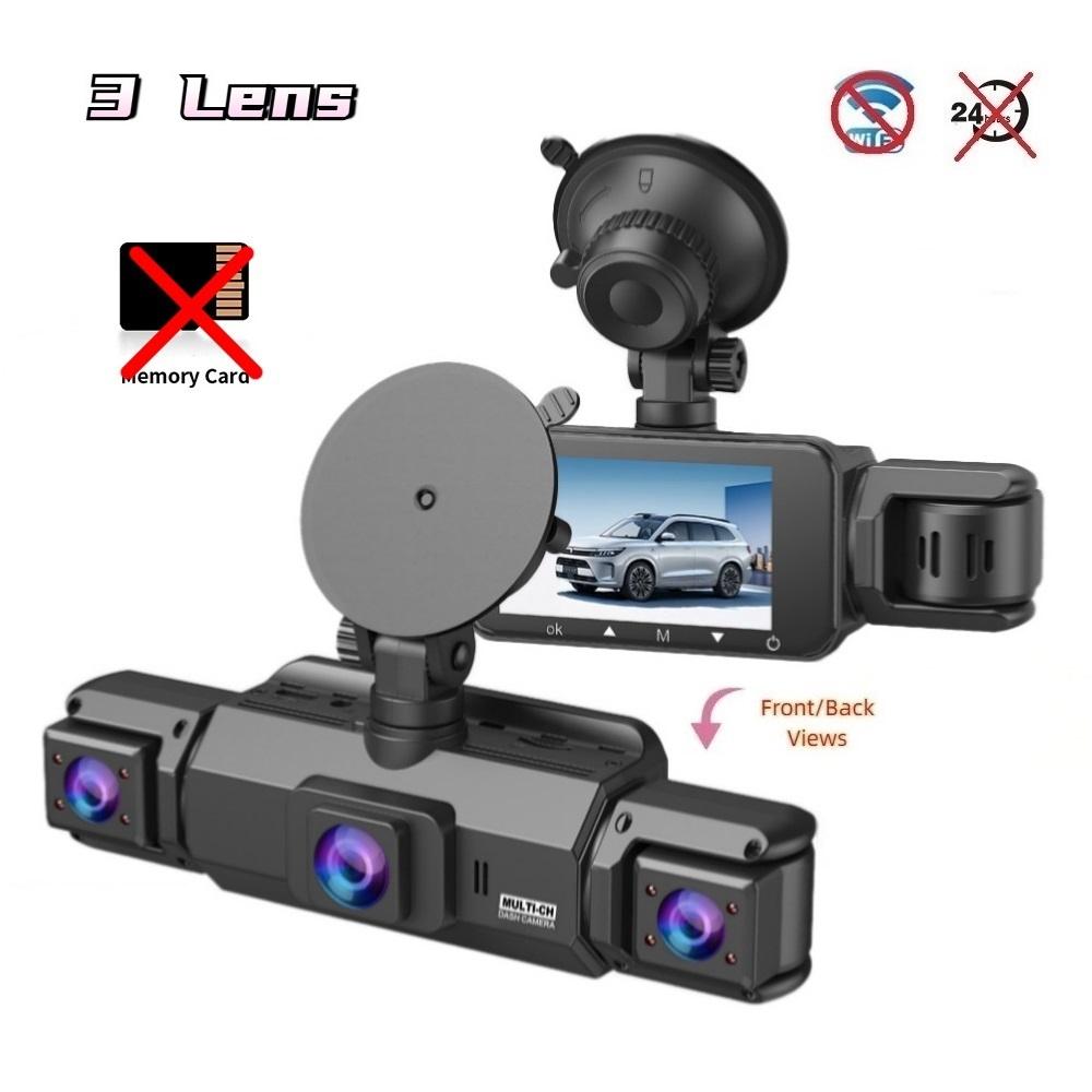 Cámara de salpicadero para coches 4 canales Caja negra WiFi Cámara de conducción FHD 1080P Visión nocturna Grabación en bucle Accesorios para coche