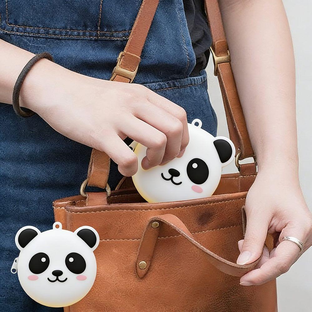 Creative with Zipper Coin Purse Waterproof Cartoon Animals Storage Bag Silicone Portable Mini Wallet Childre Birthday Gift