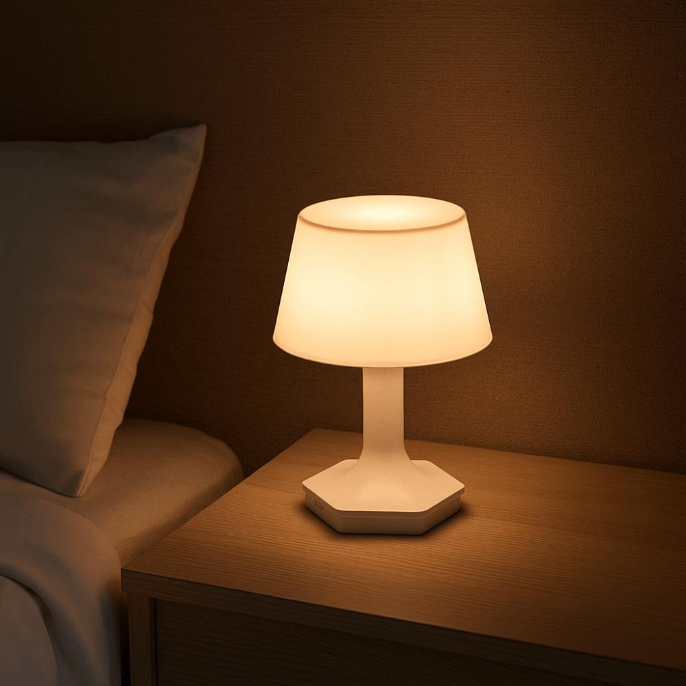 Gentle Illumination USB Rechargeable Bedside Lamp Eye Caring Night Light Children Kids Room