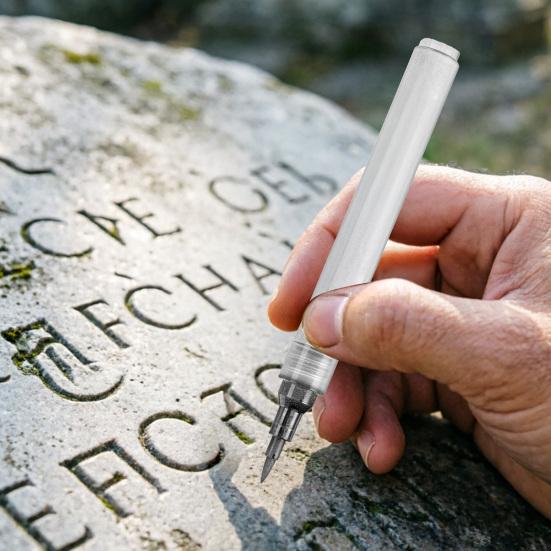 Touch Up Pen for Tombstone Restoration Precision Tip Monument Restoration Marker Waterproof Weather-Resistant Stone Pen Fast-Drying for Stone Memorial
