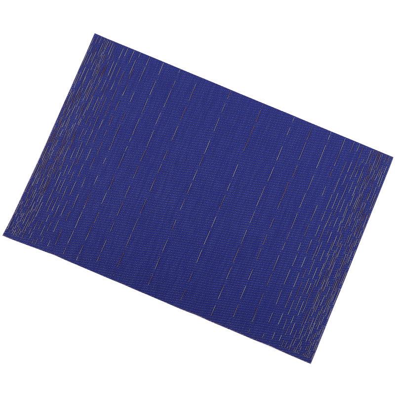 Waterproof and Oil-Proof Woven PVC Placemat: Heat-Resistant, Washable for Home, Hotel, or Restaurant Use 30x45 cm