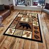 American Retro Carpet Animal Theme Home Decoration Rug Mid-century Modern Style Living Room Bedroom Study Non-slip Mat