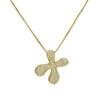 Luxury Zircon 26 English Letter Pendant Necklace for Women Gold Plated Stainless Steel Chain Fat Alphabet Hip Hop Necklace