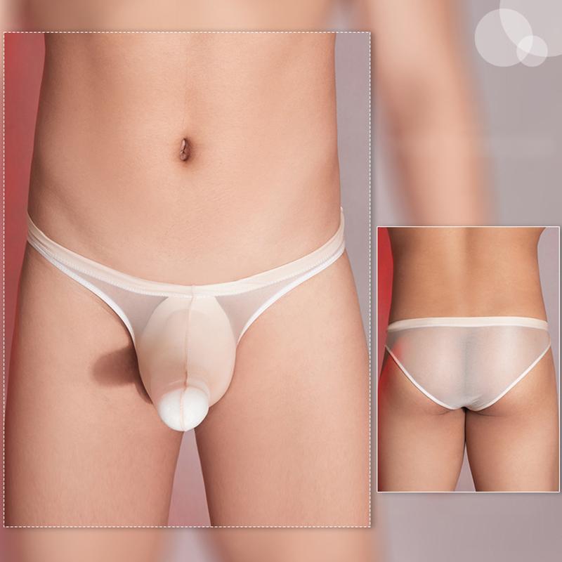 1 Stück Strings Unterhosen Unterwäsche Sexy Nylon Dehnbar Dessous Herren Slips