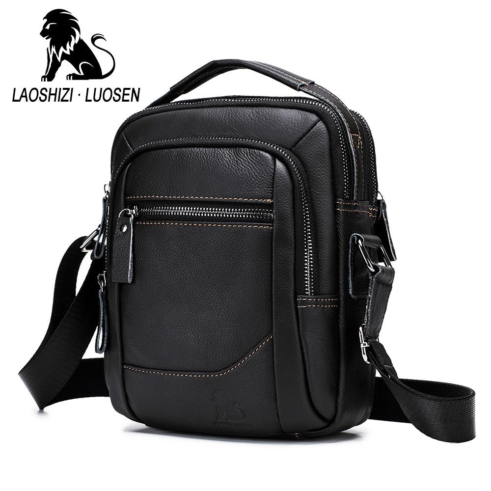 Genți Tote pentru Bărbați din Piele Naturală Nouă Modă Geantă Messenger din Piele pentru Bărbați Genți Crossbody Solide Genți de Umăr de Afaceri pentru Bărbați