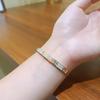 Women's Starry Sky Titanium Steel Bracelet: Fashionable, Simple, Diamond-Studded Nail Bangle, High-End Versatile Jewelry