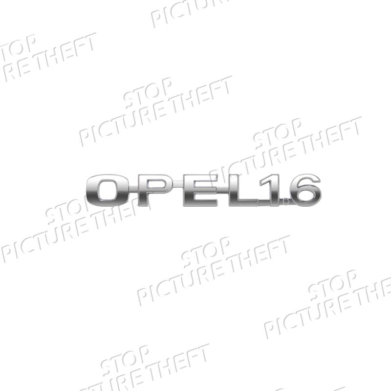 For Opel Vauxhall Zafira Vectra Astra 1.6 Logo 3D Metal Badge Decal Car Body Rear Trunk Emblem Sticker Decoration Accessories