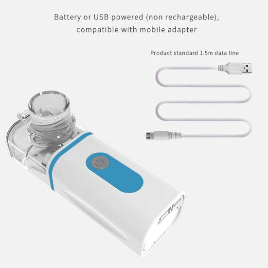 Handheld Atomizer Ergonomic Portable Cool Steam Design Lightweight Inhaler Machine for Adults