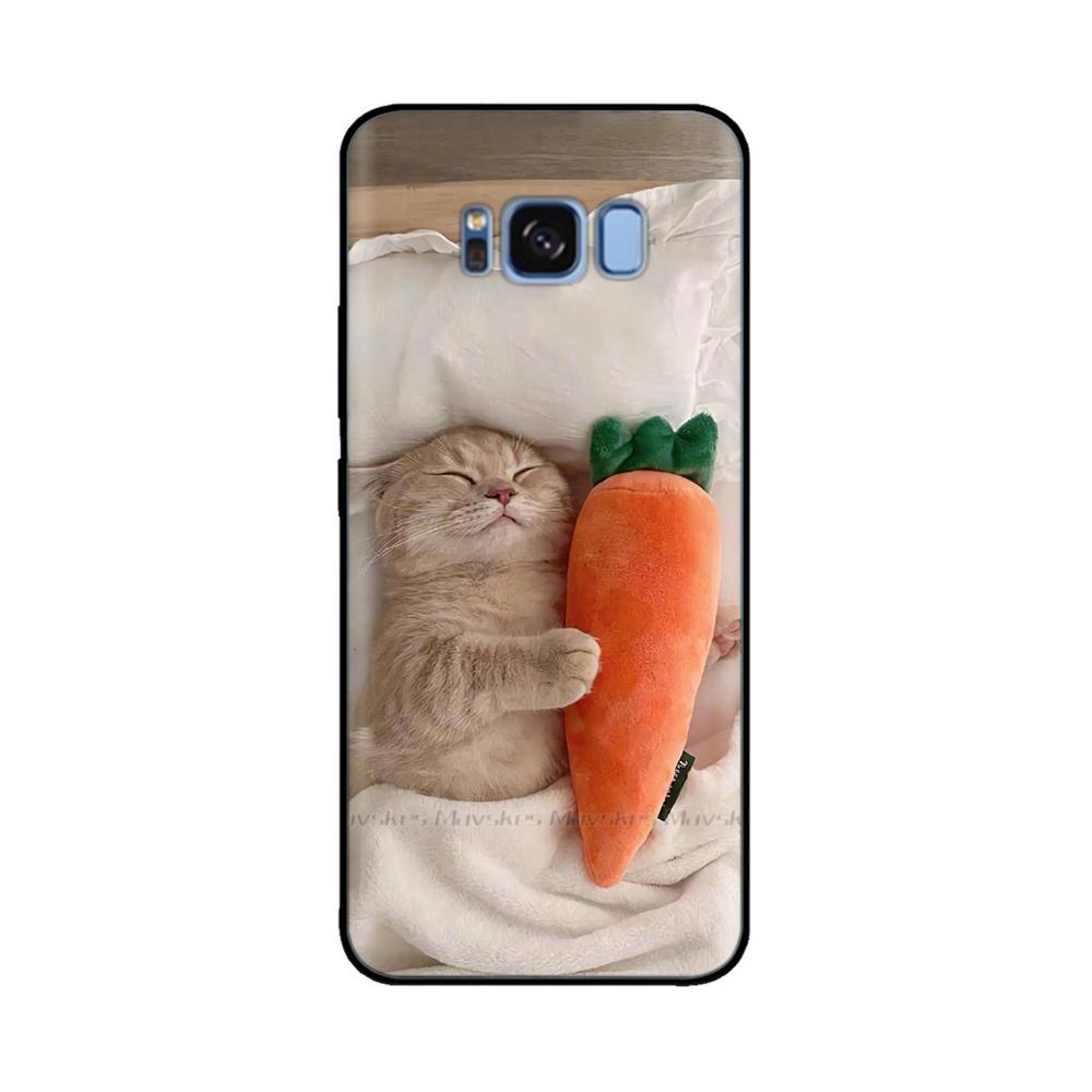 For Samsung Galaxy S8 Plus Phone Case Heart-Butterfly Funda For Samsung S8 S8Plus Cases Liquid Silicone Bumper GalaxyS8 Shells