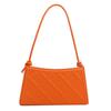 Trendy Pu Leather Shoulder Bag For Women 2024 Summer Fashion Casual Small Square Bag With Zipper Closure