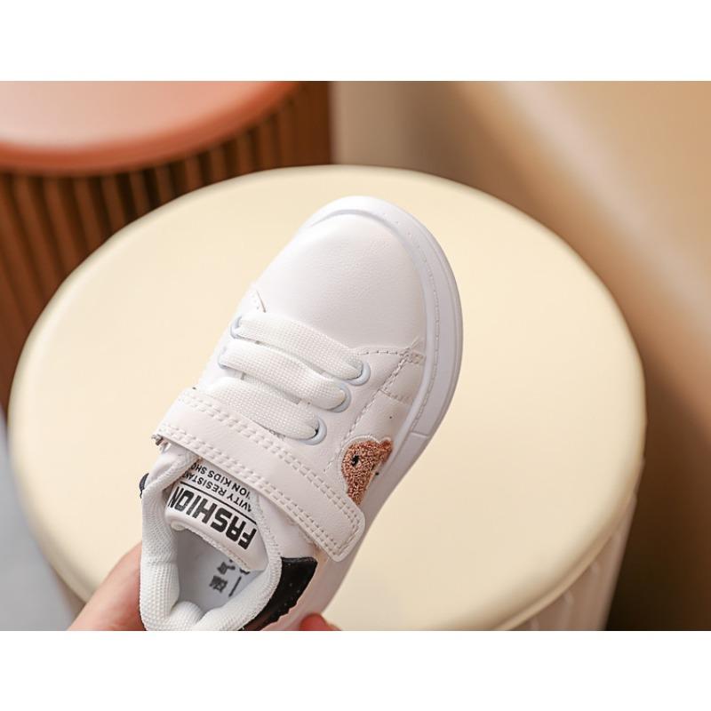 Baby's Spring New Arrivals White Shoes, Girls' Infant Soft-Soled Walking Shoes, Casual Sneakers for Children, Boys' Toddler Casual Shoes.