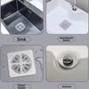 10/30/50pcs Disposable Shower Drain Hair Catcher Mesh Design Anti-Clog Mesh  Bathtub Drain