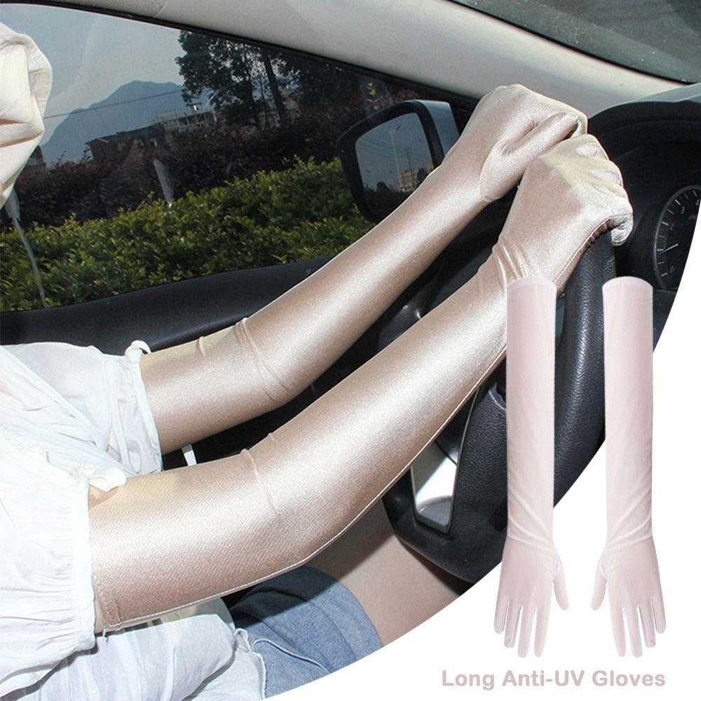 Elasticity Long Anti-UV Gloves Dust-proof Sun Protection Gloves Fashion Driving Gloves  Opera Party