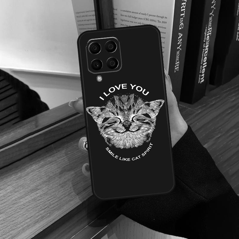 Lustige Katzen Kunst Hülle Für Samsung Galaxy M56 M16 M36 M33 M53 M13 M12 M32 M52 M20 M15 M55 M31 M14 M35 M34 M54
