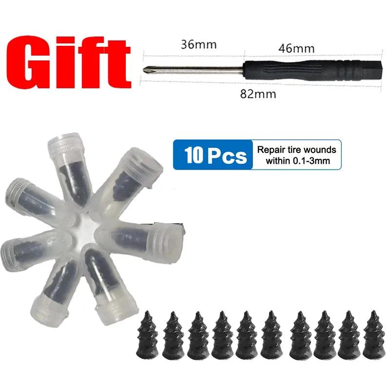 

Car Vacuum Tire Repair Nails Tire Repair Screw Car Tire Wick Tire Tepair Kit Tire Repair Screw in Rubber Plug Nail Car
