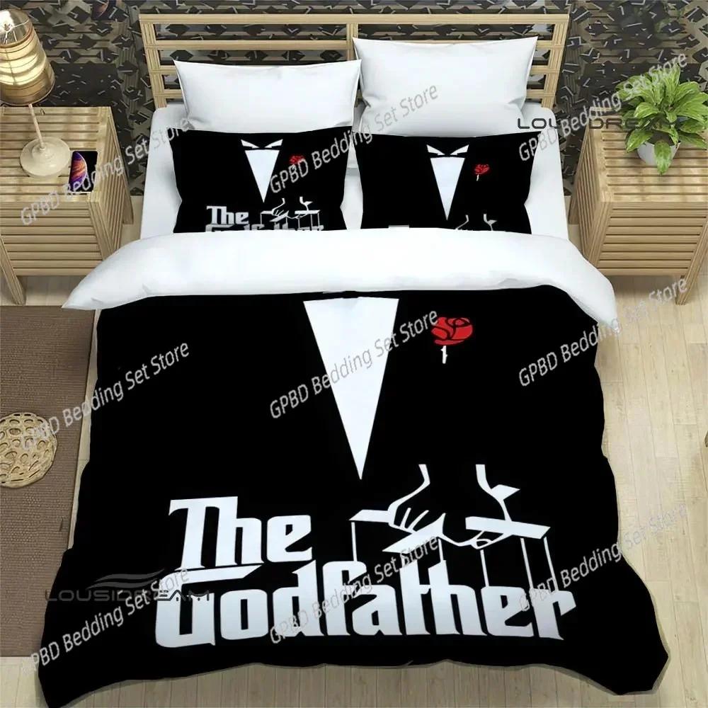 Comforter The Godfather Bedding Set 3D Printed Suitable For Bedroom Kids Home Textile