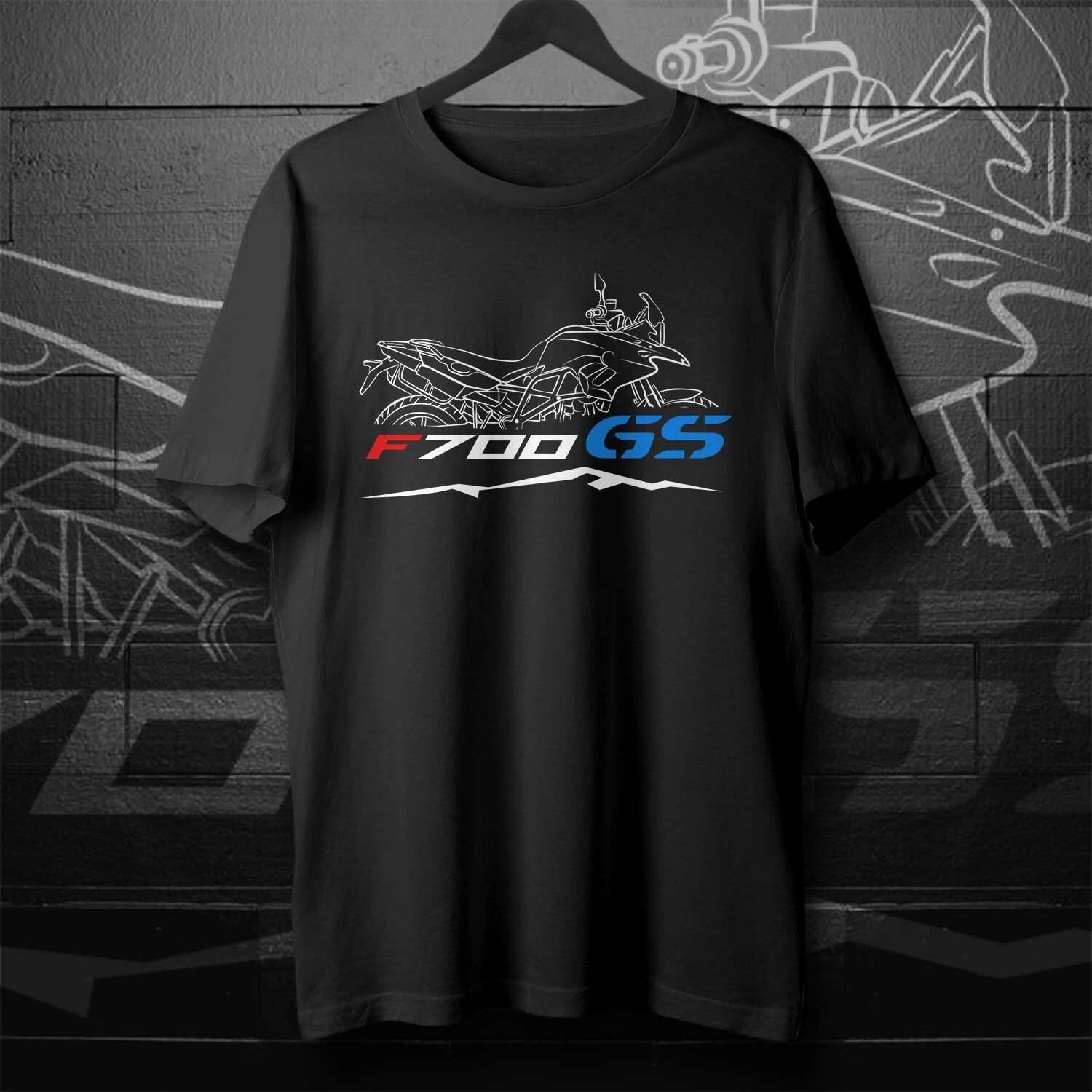Black men s and women s T-shirt BMW F700GS XXXL