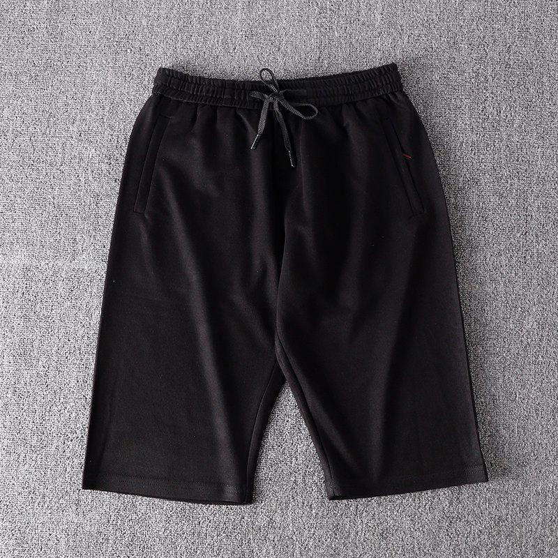 Great Products from Domestic Factories! Summer Drawstring Men's Ice Silk Casual Shorts, Export Surplus, Trendy Summer Men's Fashion