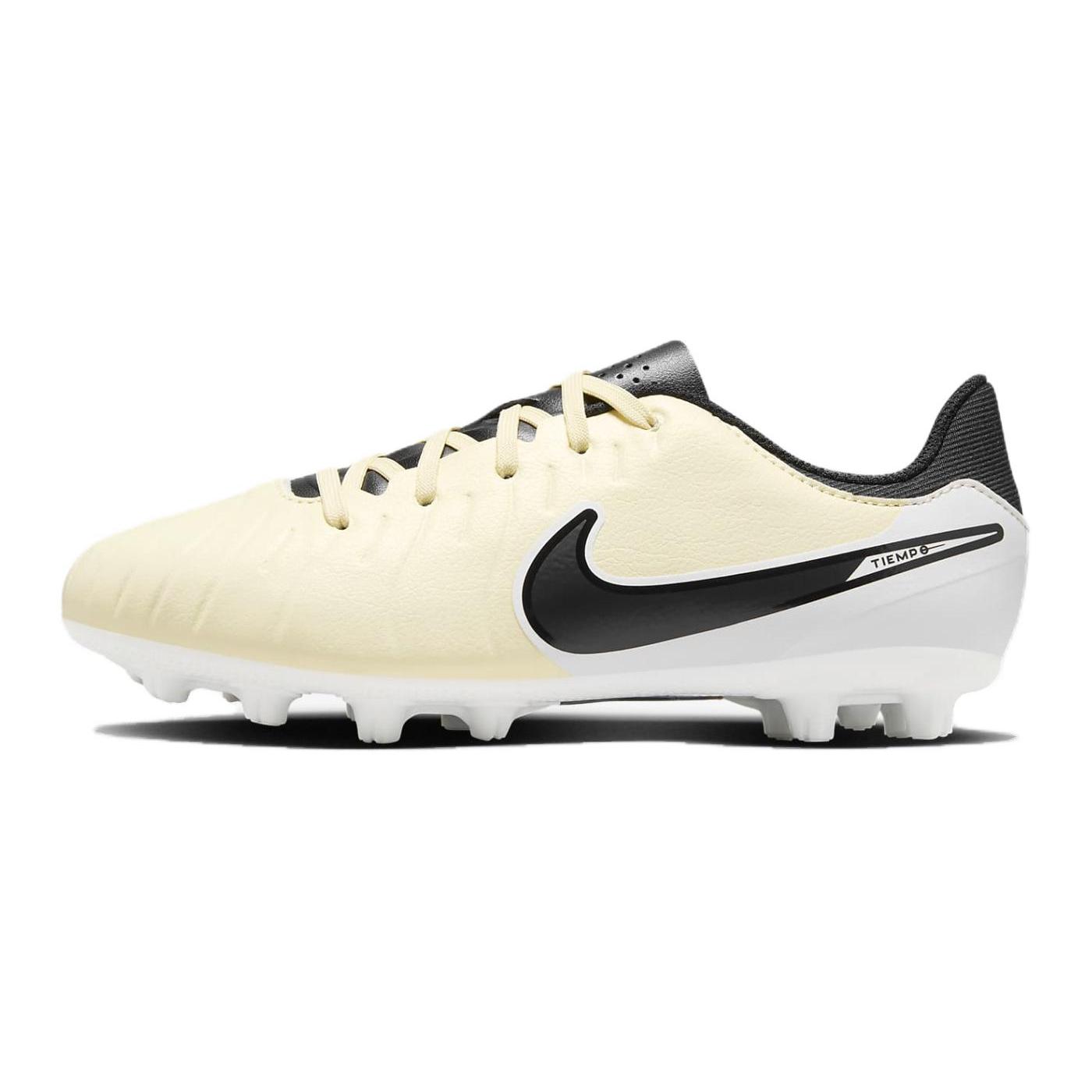 

Новые детские футбольные бутсы Nike Tiempo Legend 10 Junior с низким верхом, противоскользящие, износостойкие, желто-черные, DV4349-700 34