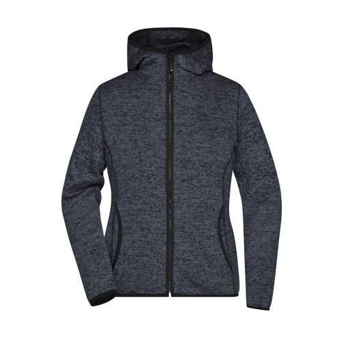 James and Nicholson Womens/Ladies Knitted Fleece Hoodie