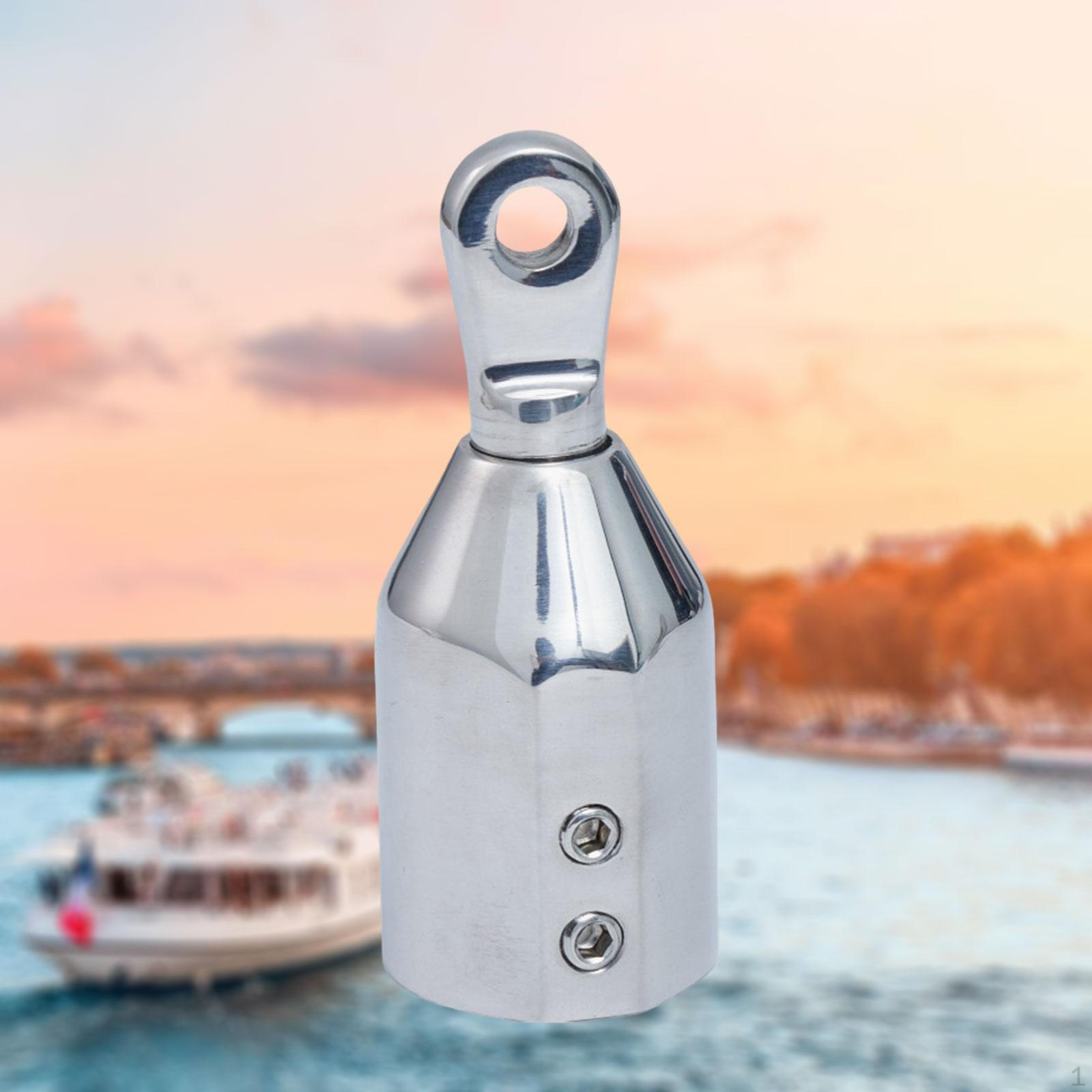 

Крышка для верхней части тента Bimini, фитинг для лодки, круглая труба из нержавеющей стали для яхт и автофургонов